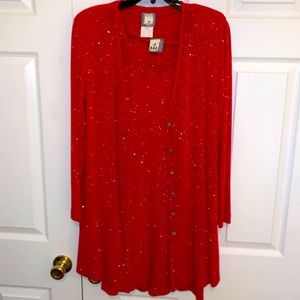 Vintage sparkle holiday dress with jacket